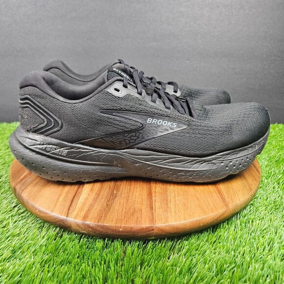 Brooks Glycerin 21 Shoes Mens Size 12 2E Wide Black Sneakers Running Athletic